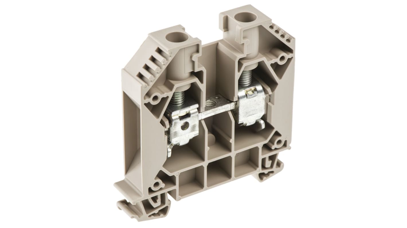 Morsettiera passante Weidmuller, Marrone, livello Singolo, , 76A