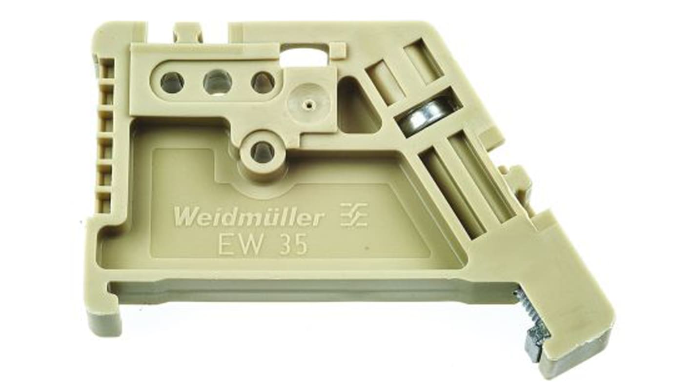 Weidmuller EW Series End Stop for Use with DIN Rail Terminal Blocks, ATEX