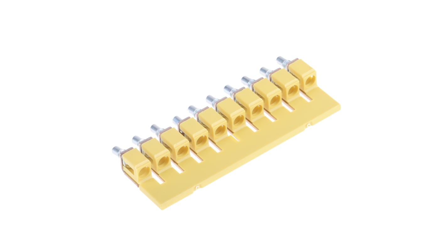 Weidmüller WQV Series Jumper Bar for Use with DIN Rail Terminal Blocks, 41A