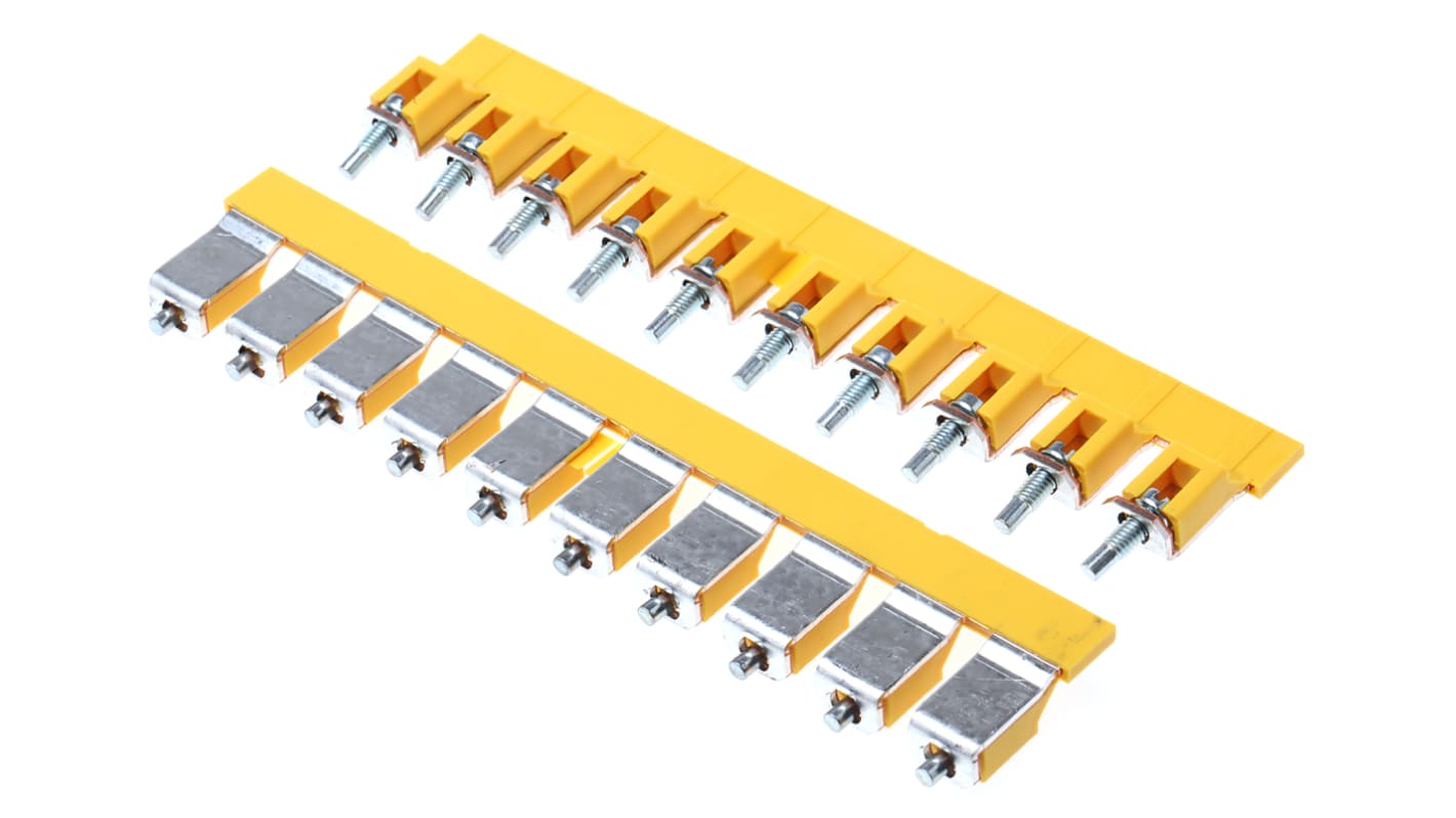 Weidmuller WQV Series Jumper Bar for Use with Terminal Block, 112A, ATEX