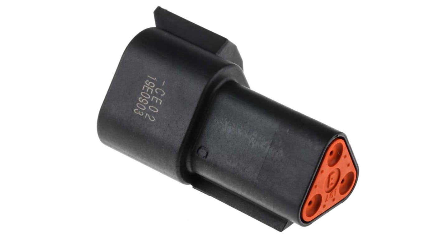 Connettore automotive Deutsch, Femmina, 13A, 3 vie