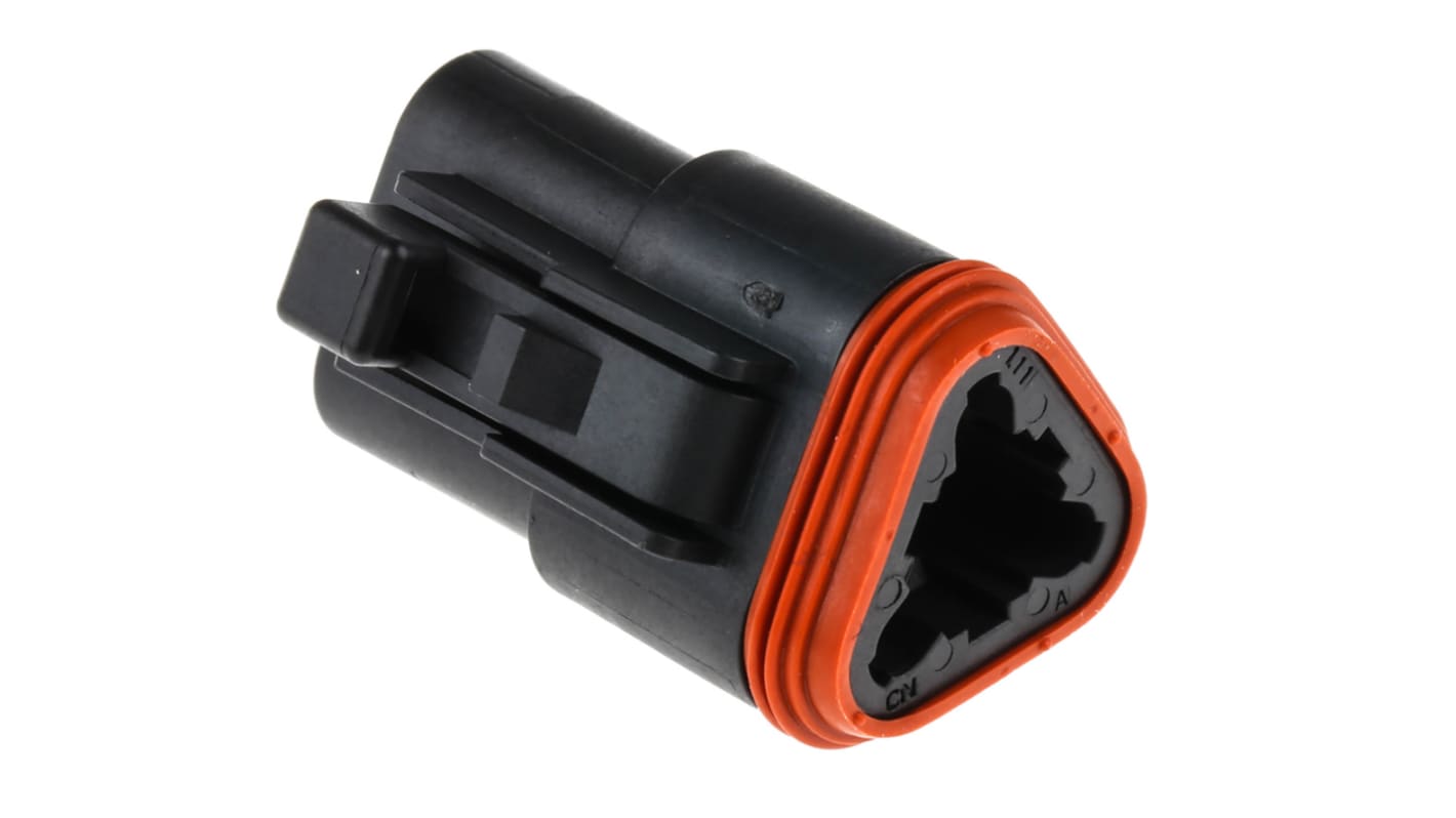 Connettore automotive Deutsch, Maschio, 13A, 3 vie