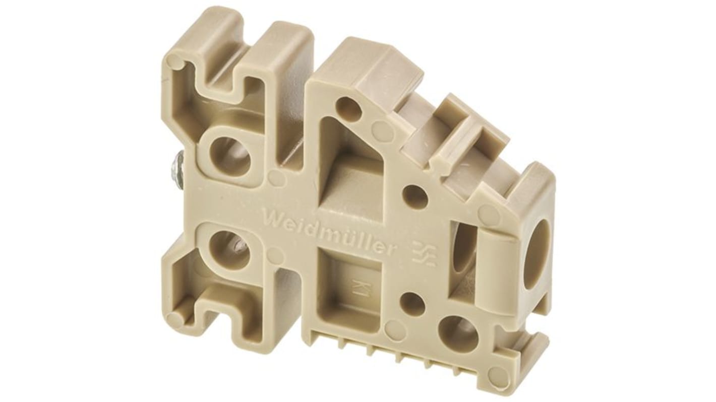 Weidmuller EWK Series End Stop for Use with DIN Rail Terminal Blocks, ATEX
