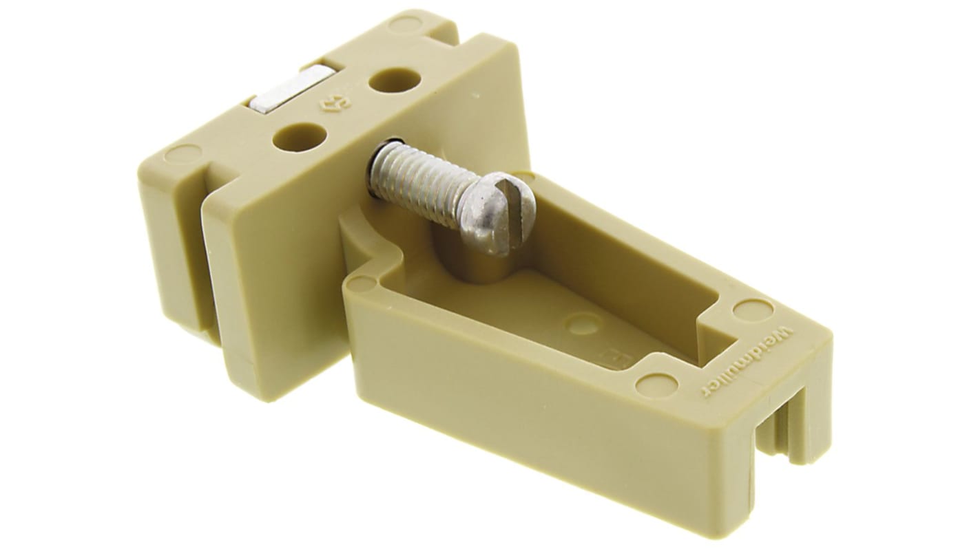 Weidmuller EWK Series End Stop for Use with DIN Rail Terminal Blocks