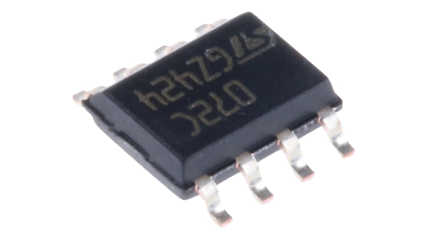 STMicroelectronics オペアンプ, 表面実装, 2回路, デュアル電源, TL072CDT