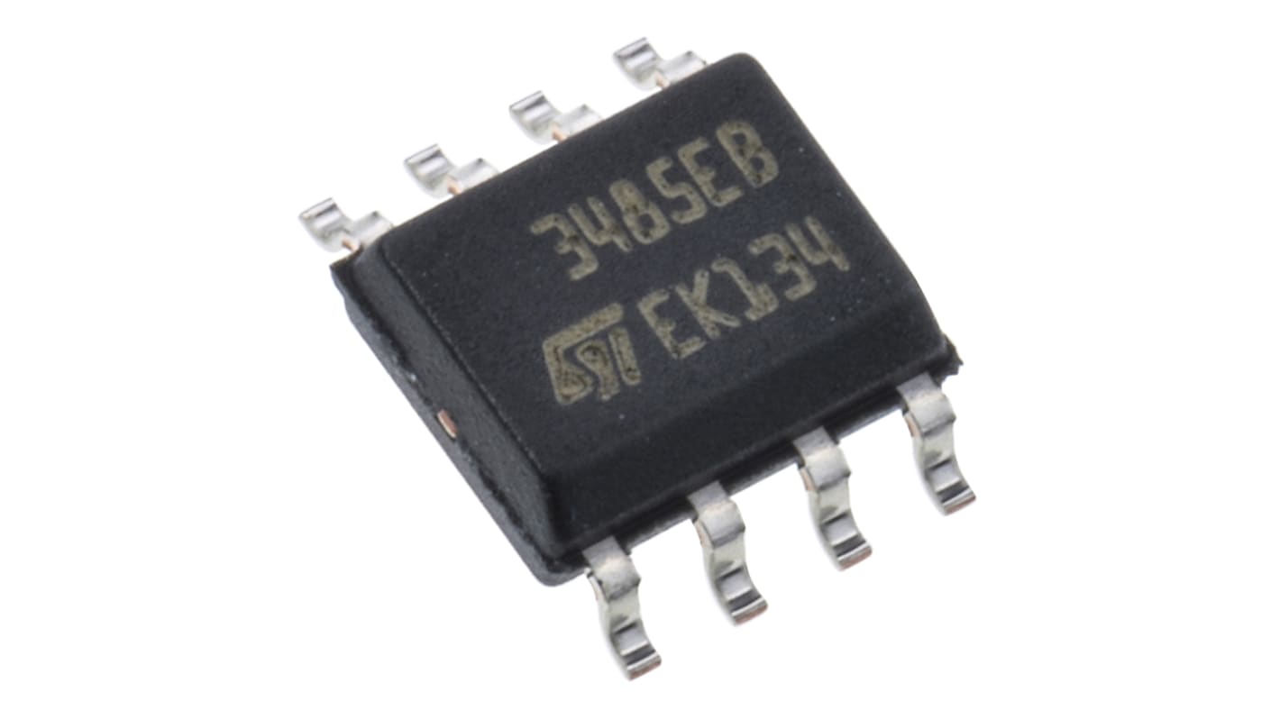 STMicroelectronics 线路收发器 IC, 1个发送器, 8针, 贴片安装, SOIC封装