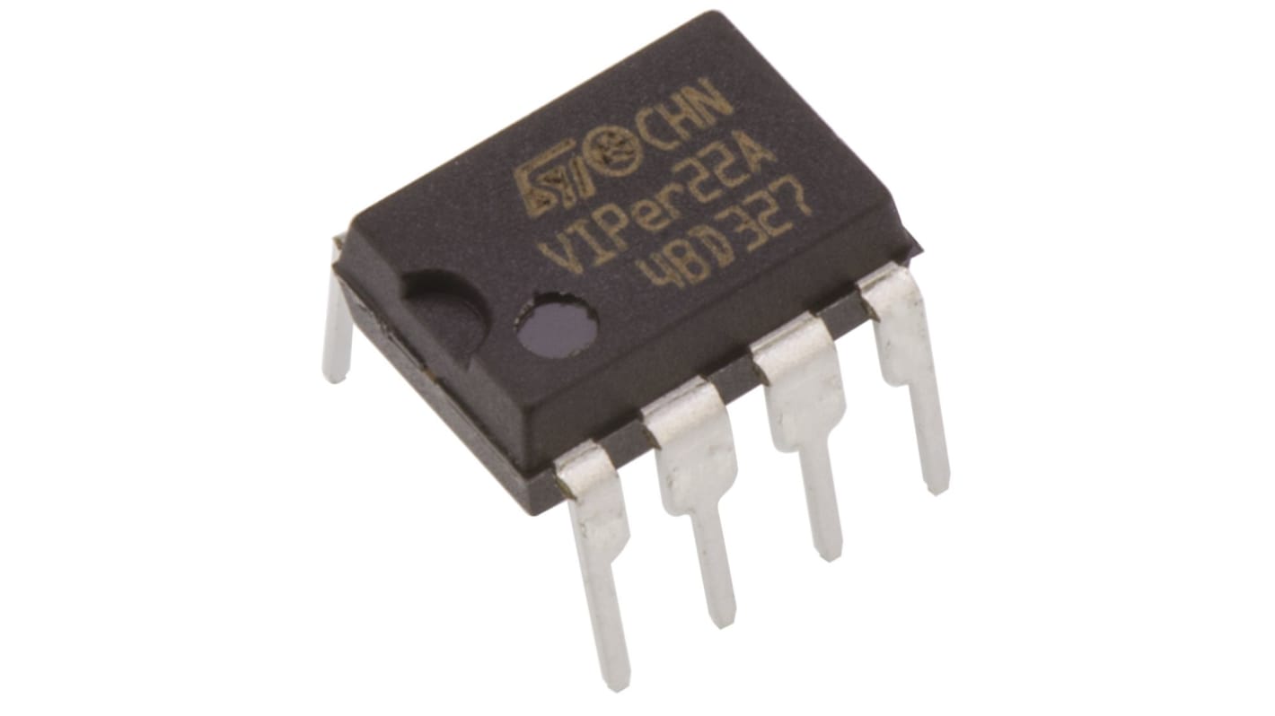 STMicroelectronics VIPER22ADIP-E, PWM Controller, 50 V, 60 kHz 8-Pin, PDIP