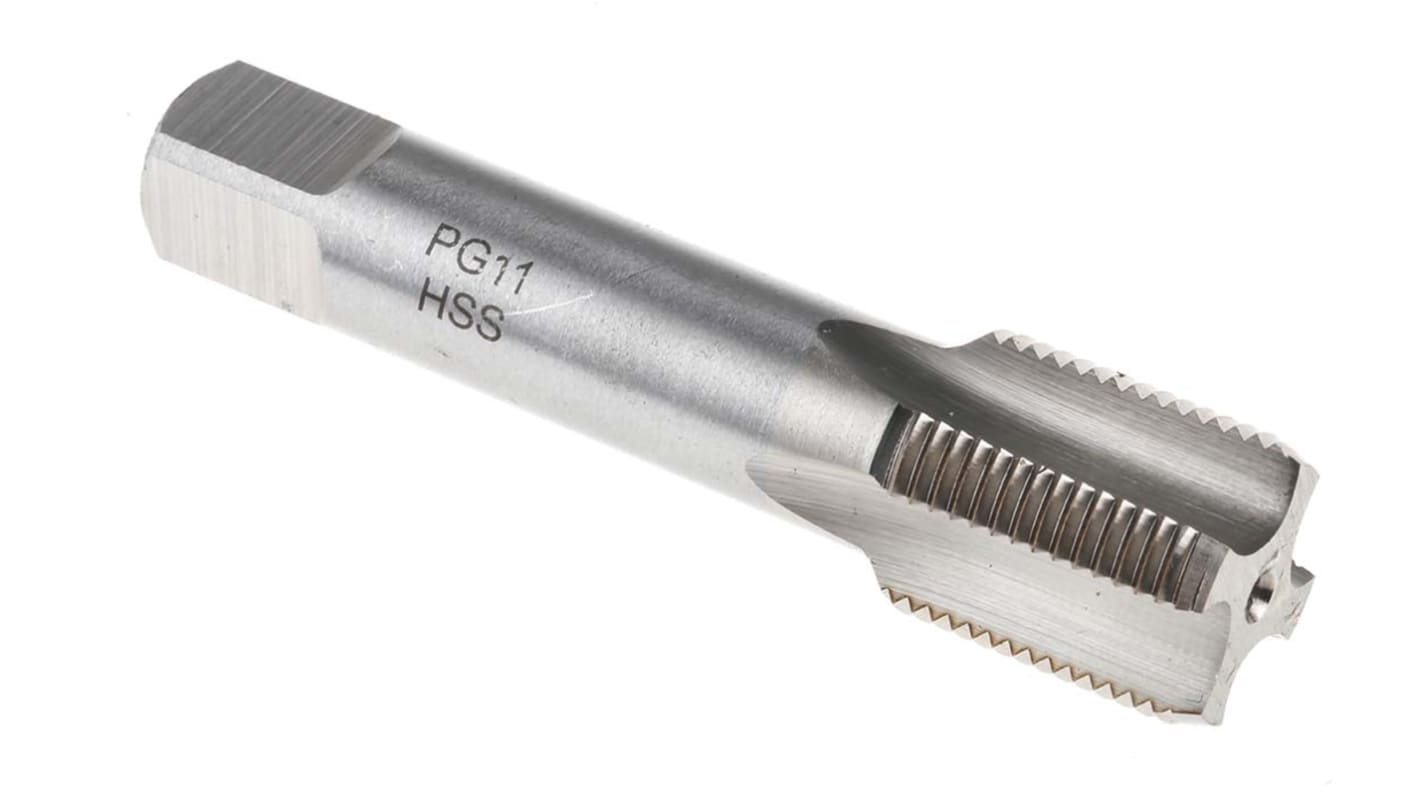 RS PRO Threading Tap, PG11 → 18 Thread, PG Standard, Hand Tap