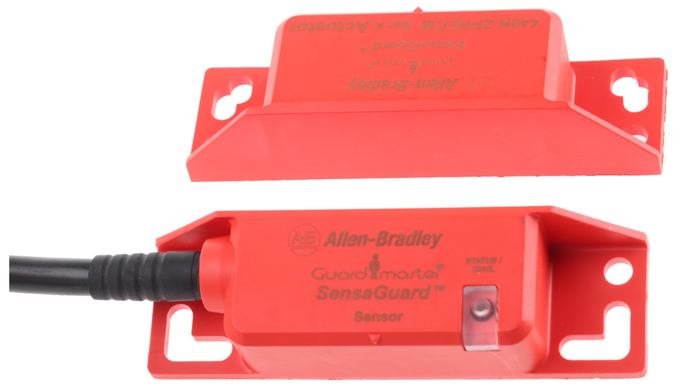 Interruttore di sicurezza senza contatto Allen Bradley Guardmaster 440N,  24V cc, Cavo da 10 m