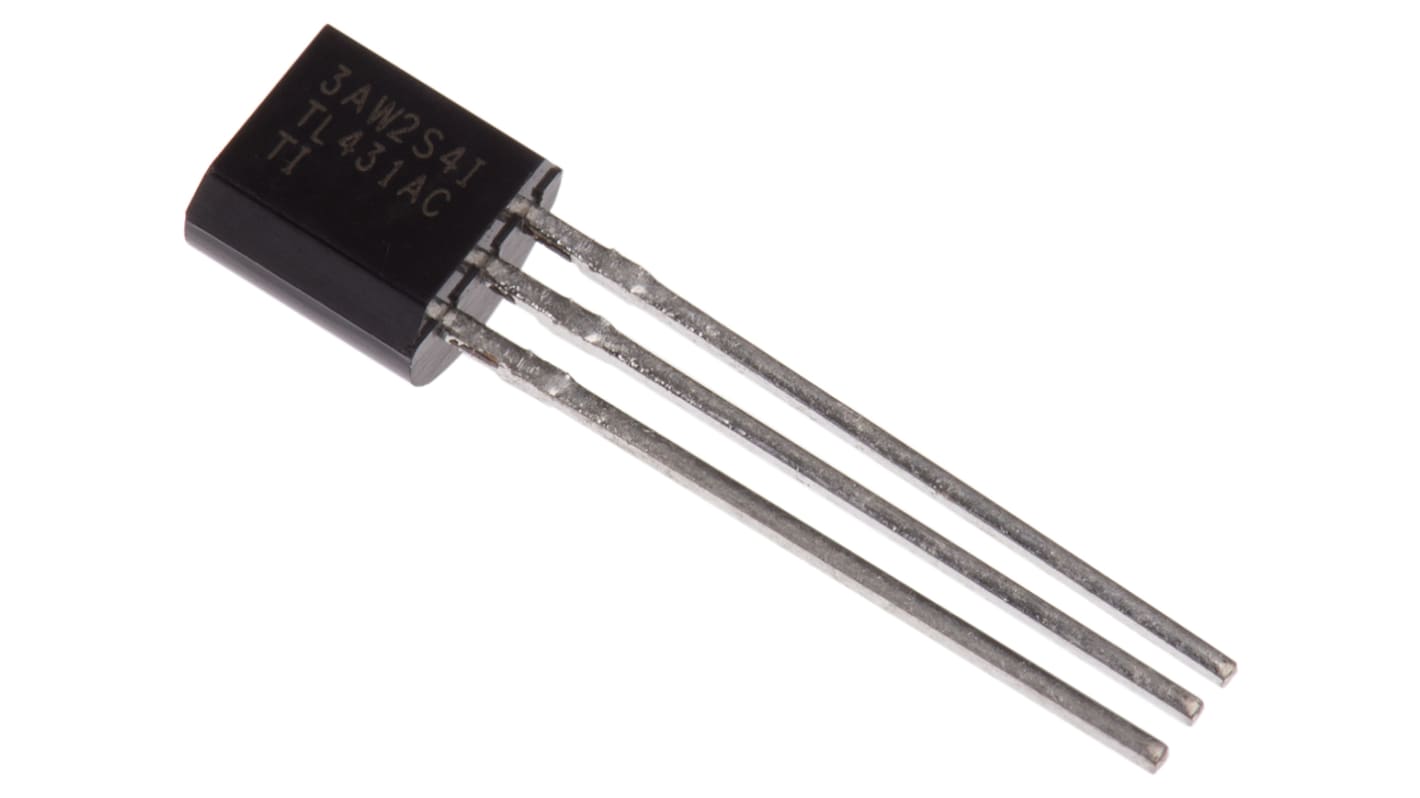 Texas Instruments Adjustable Shunt Voltage Reference 2.5 - 36V ±1.0 % 3-Pin TO-92, TL431ACLP