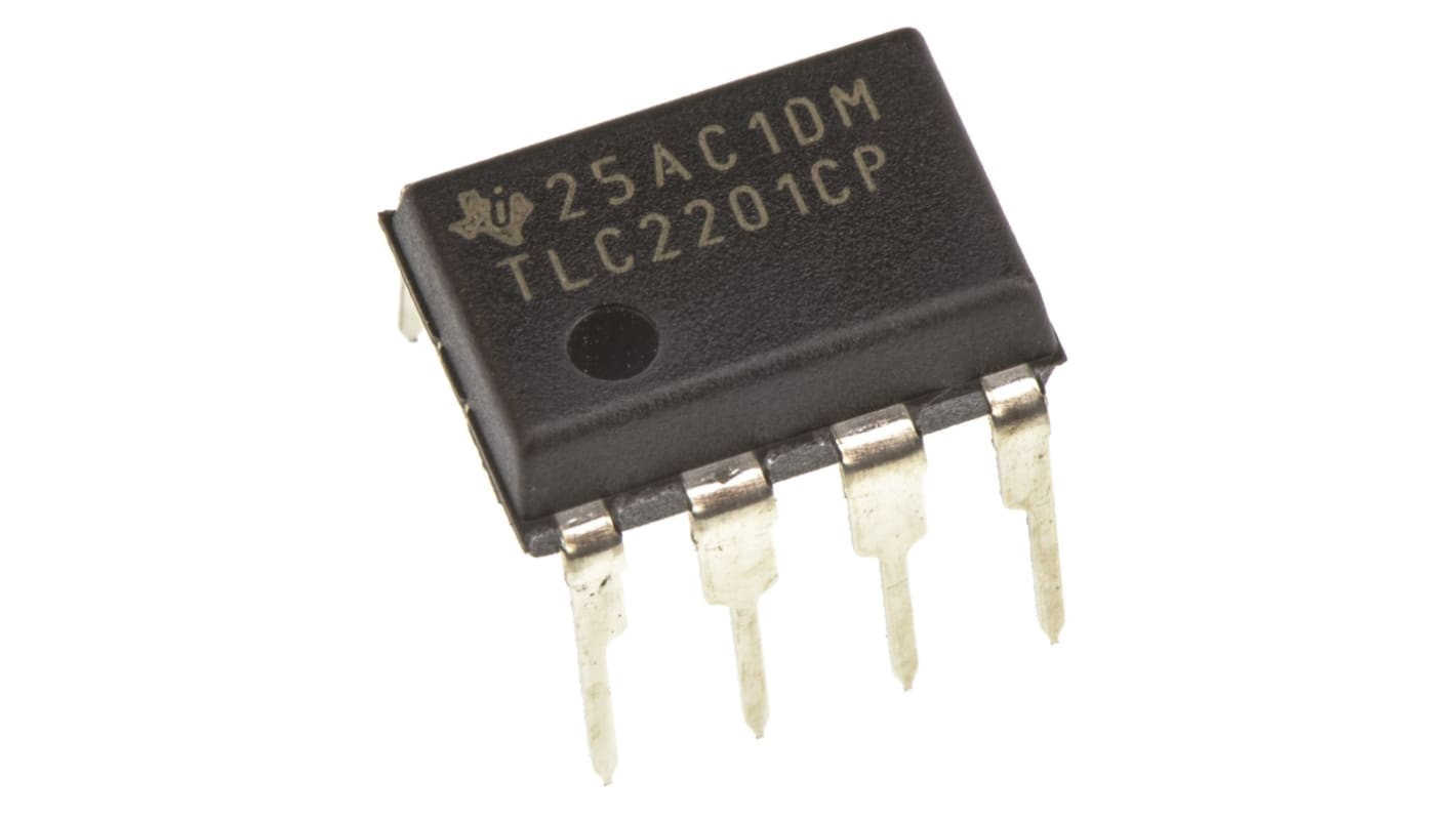Texas Instruments Operationsverstärker Rauscharm, Precision THT PDIP, einzeln typ. 5 → 15 V, biplor typ. ±3 V,