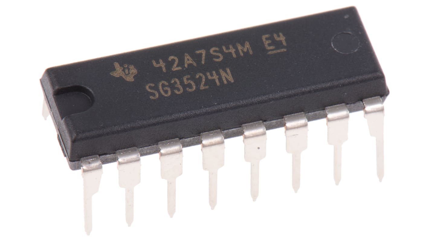 Texas Instruments SG3524N, Dual PWM Controller, 40 V, 450 kHz 16-Pin, PDIP