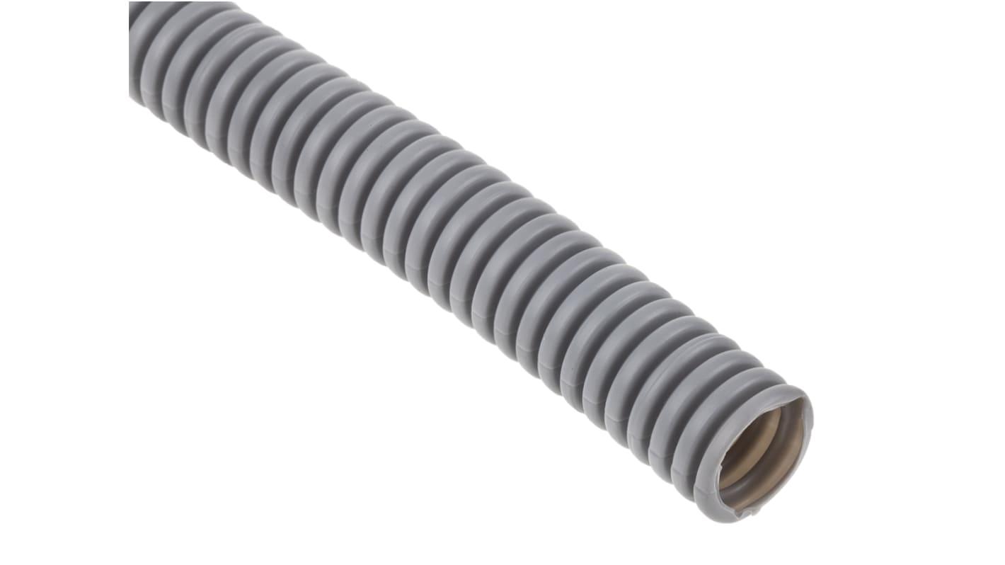 RS PRO Flexible Conduit, 16mm Nominal Diameter, Plastic, Grey