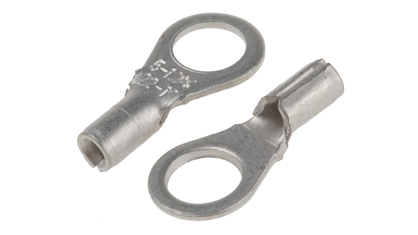 RS PRO 铜圆形端子, Φ5.3mm内环, M5螺栓, 1.5mm²线规