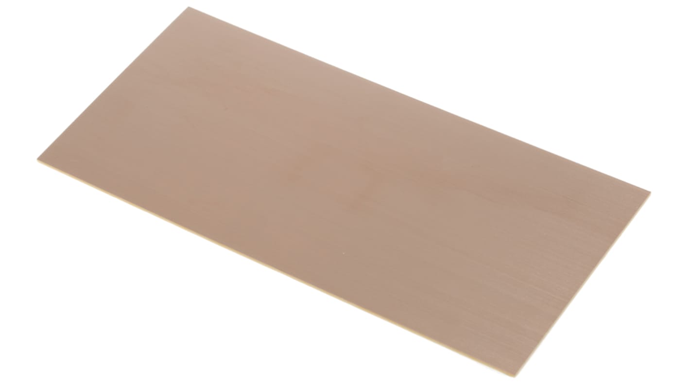 Placa de cobre para PCB, 01-3948, Simple Cara, Base FR2, FR2, 203 x 95 x 1.6mm