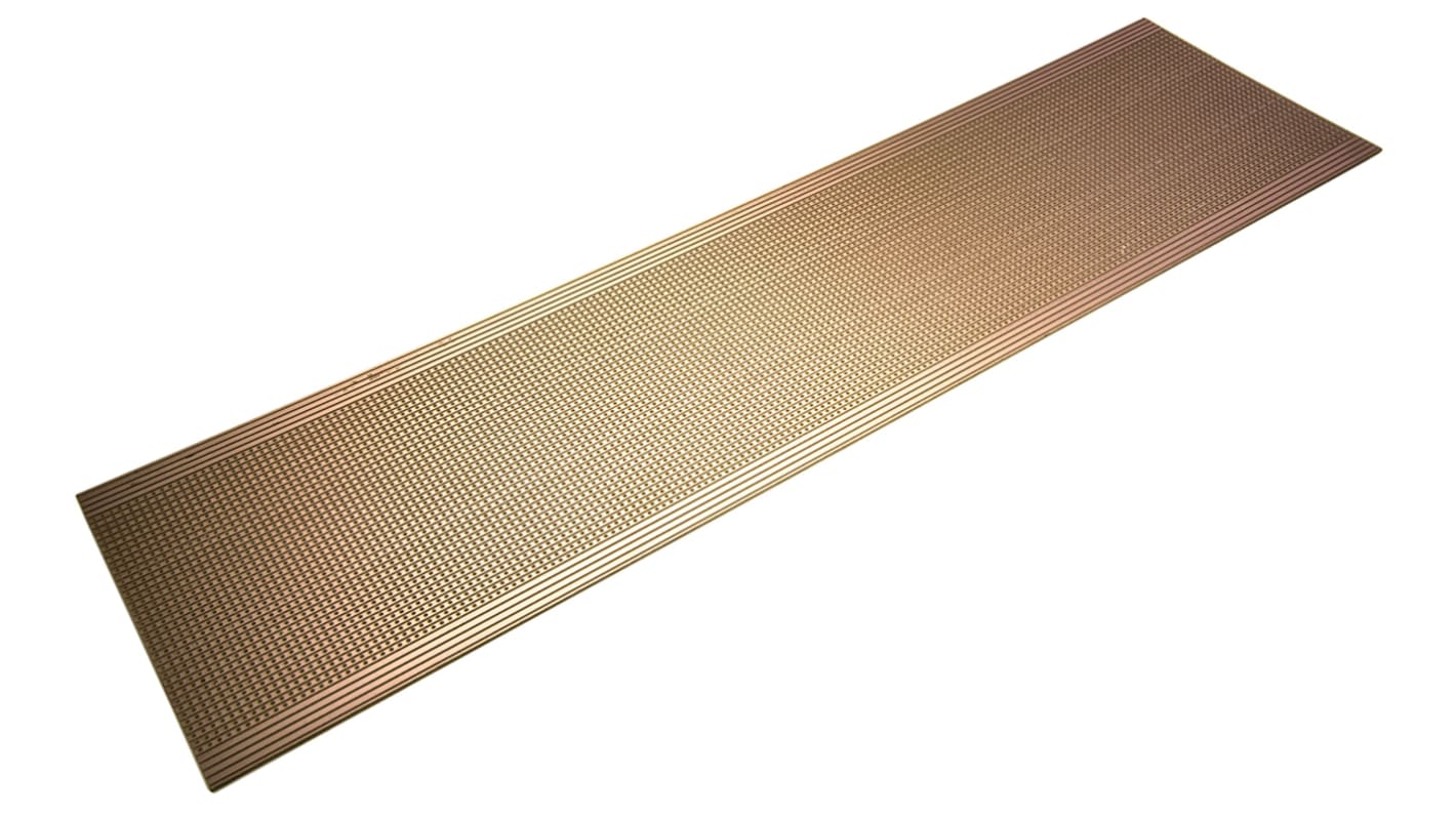 Vero Technologies 条板, 单面, FR-2基材, 2.54 x 2.54mm孔间距, 尺寸454.66 x 119.38 x 1.6mm