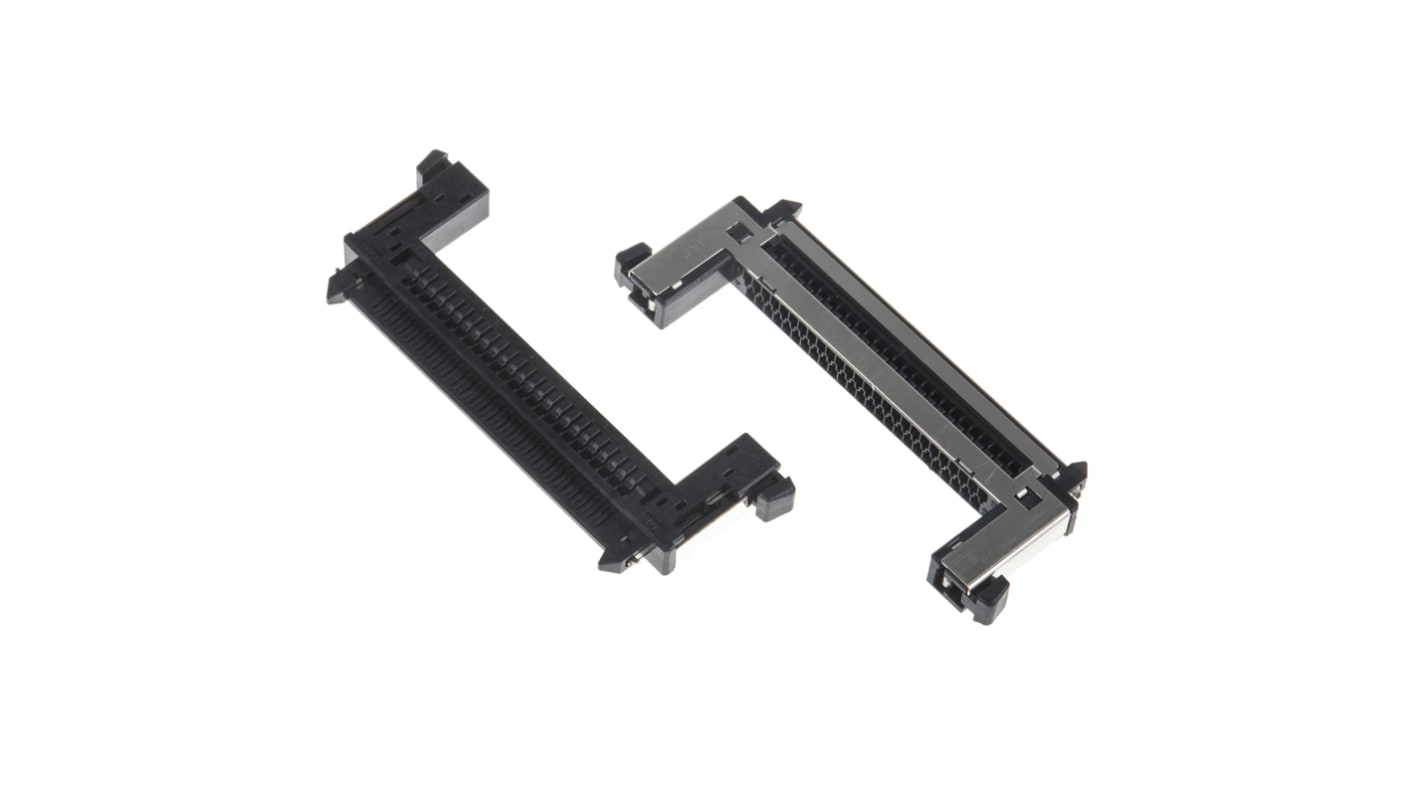 JAE, FI-R 0.5mm Pitch 51 Way 1 Row Straight Cable Mount LVDS Connector, Plug Housing, Crimp Termination