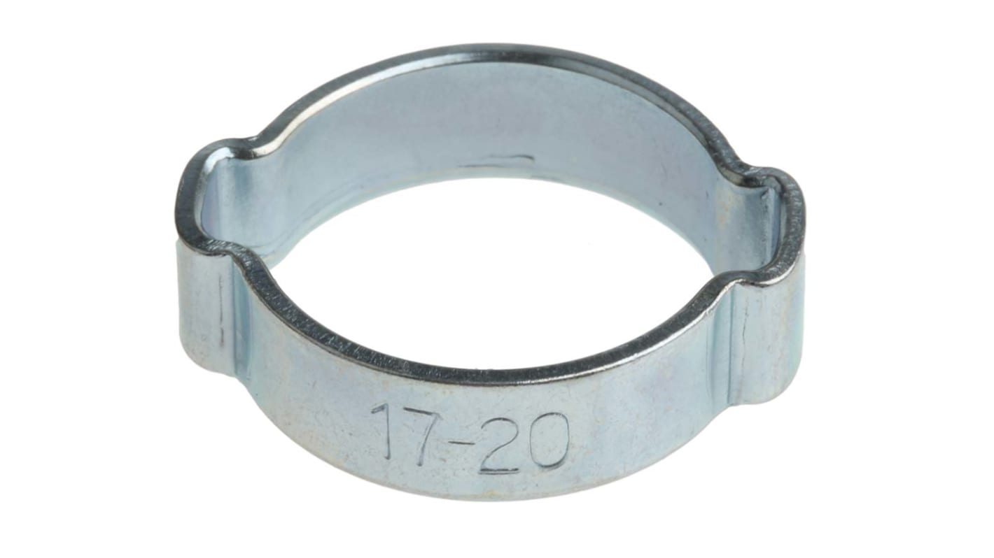 RS PRO Steel O Clip, 8.5mm Band Width, 17 → 20mm ID
