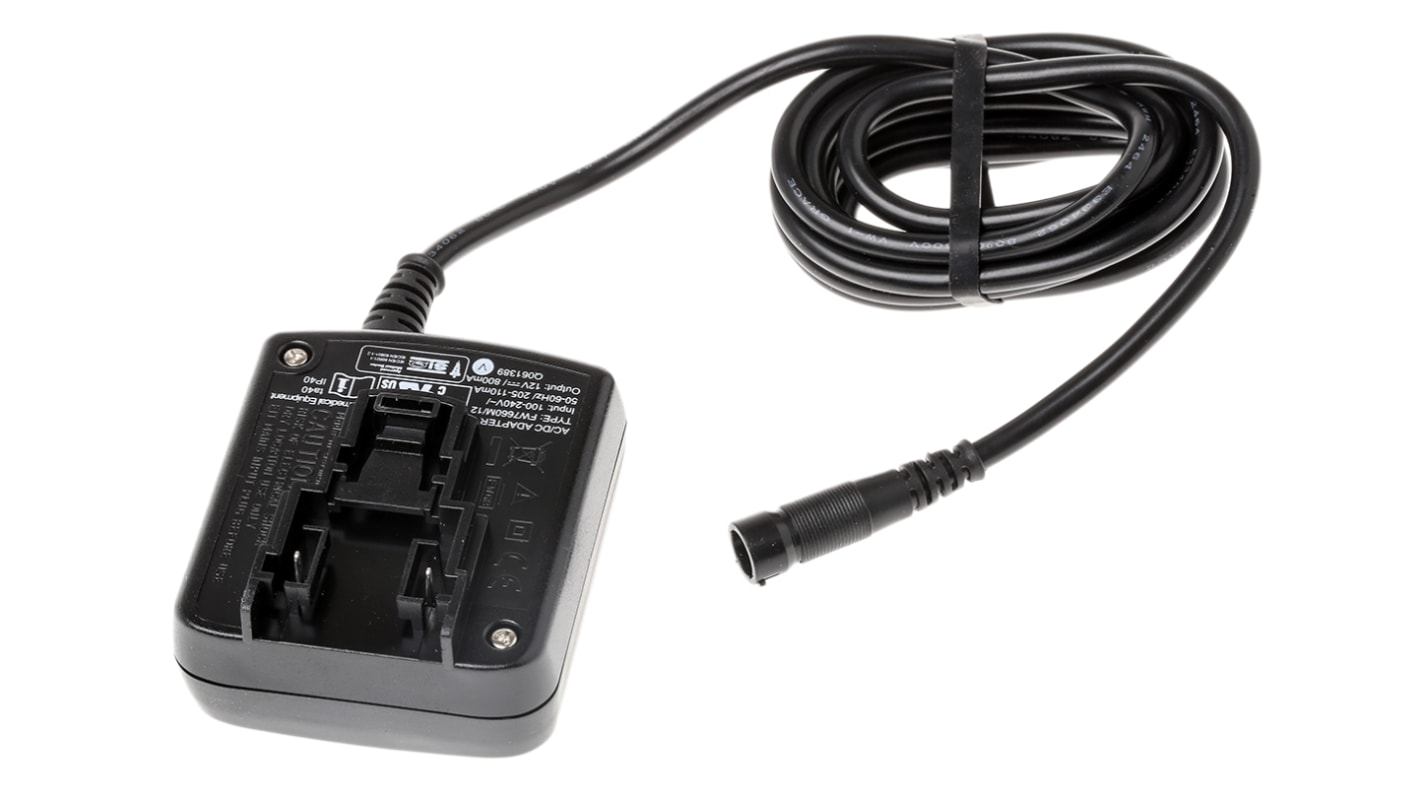 Friwo 10W Plug-In AC/DC Adapter 12V dc Output, 800mA Output