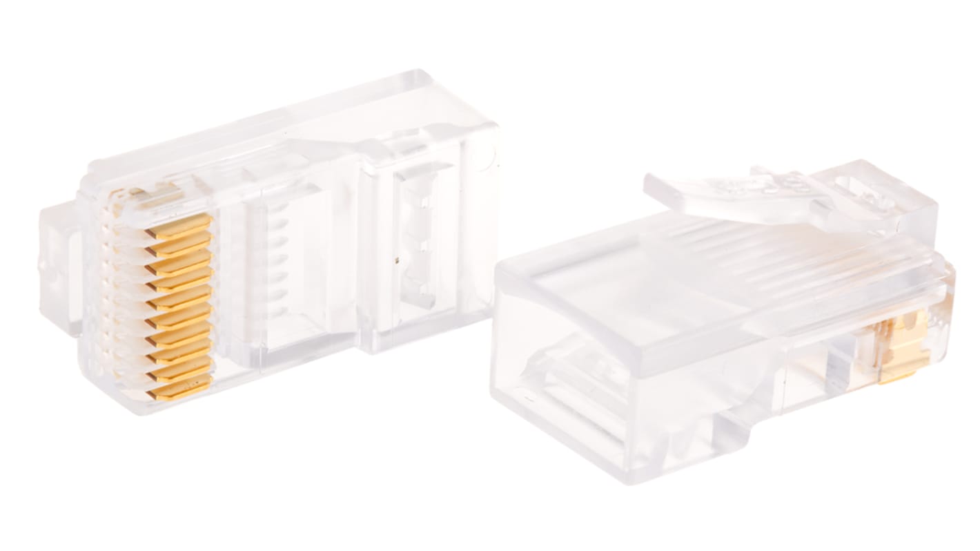 Connettore RJ50 Maschio Bel-Stewart, 10P10C vie, Montaggio su cavo