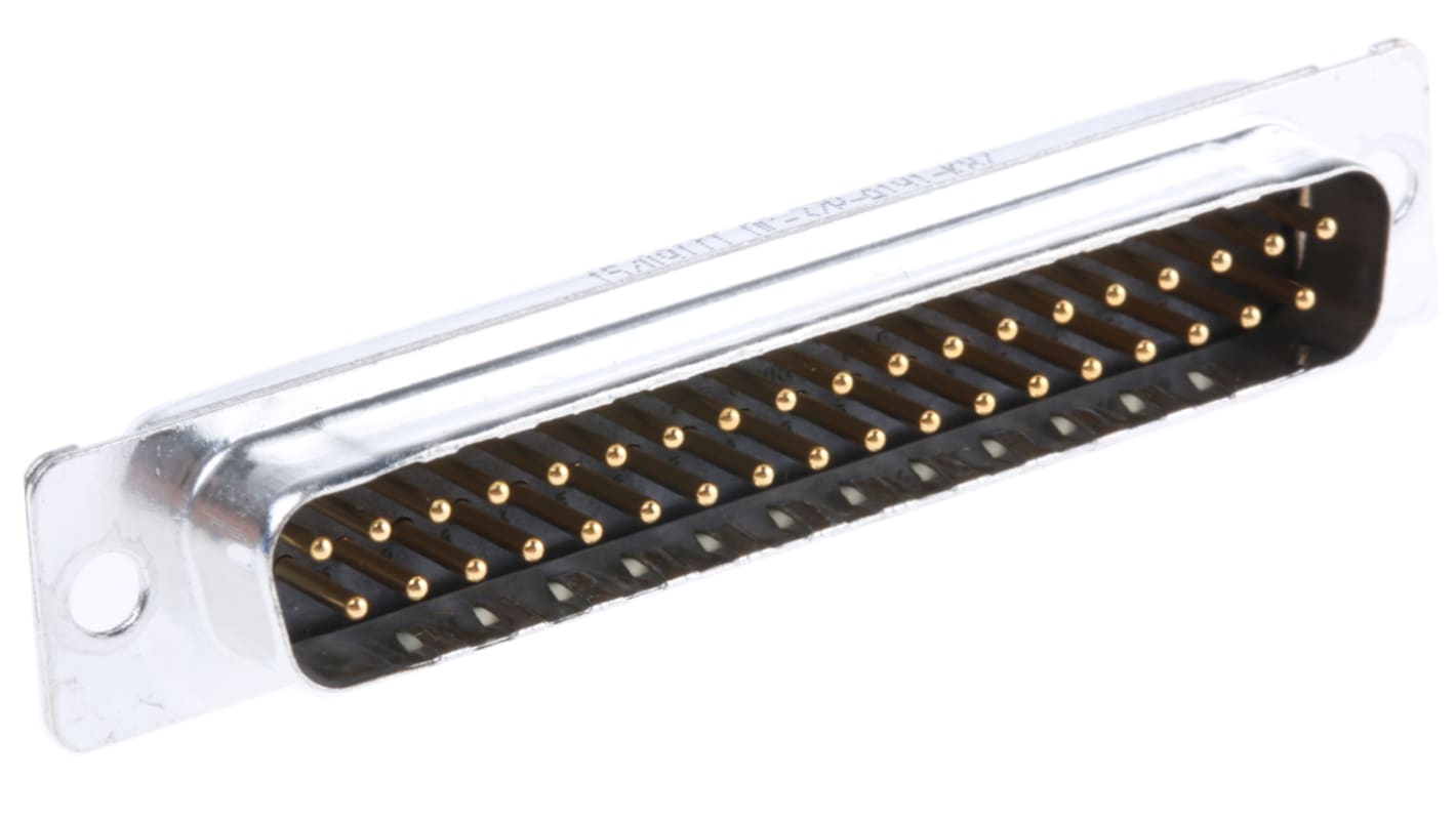 ITT Cannon ORIGINAL D 37 Way Panel Mount D-sub Connector Plug