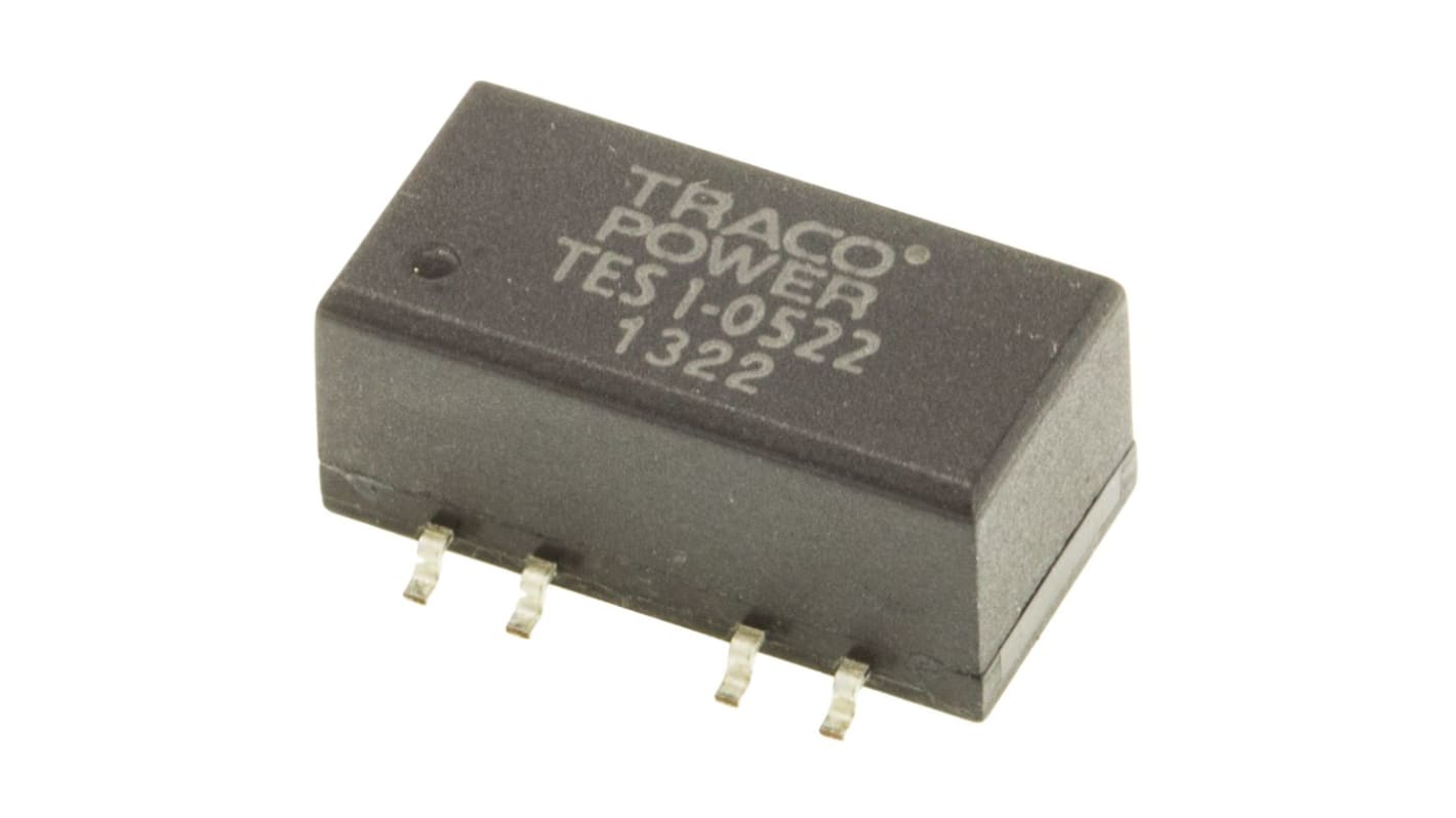 Przetwornica DC-DC, 1W, Uwe 4,5 → 5,5 V DC, Uwy ±12V dc, Iwy ±40mA, TRACOPOWER