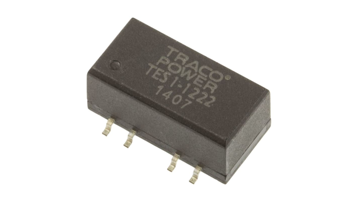 Przetwornica DC-DC, 1W, Uwe 10,8 → 13,2 V DC, Uwy ±12V dc, Iwy ±40mA, TRACOPOWER