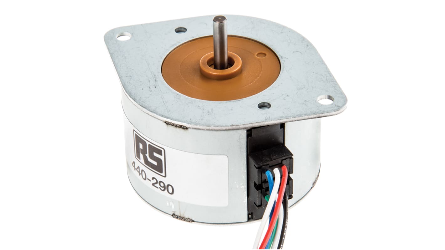 Crouzet Permanent Magnet Stepper Motor, 0.16Nm Torque, 12.5 V, 7.5°, 4mm Shaft