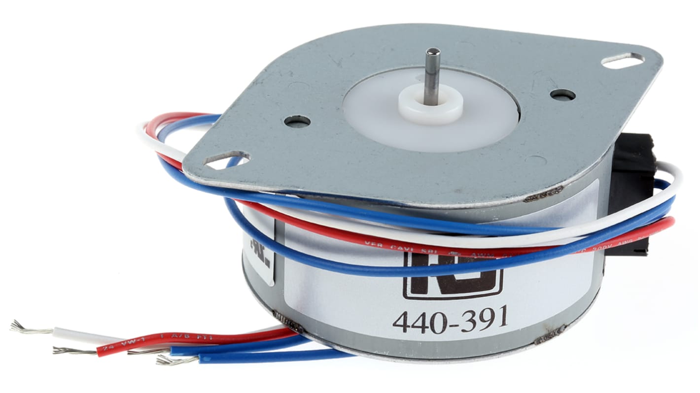 Crouzet 820000 Reversible Synchronous AC Motor, 0.98 W, 2 Phase, 24 Pole, 230 → 240 V