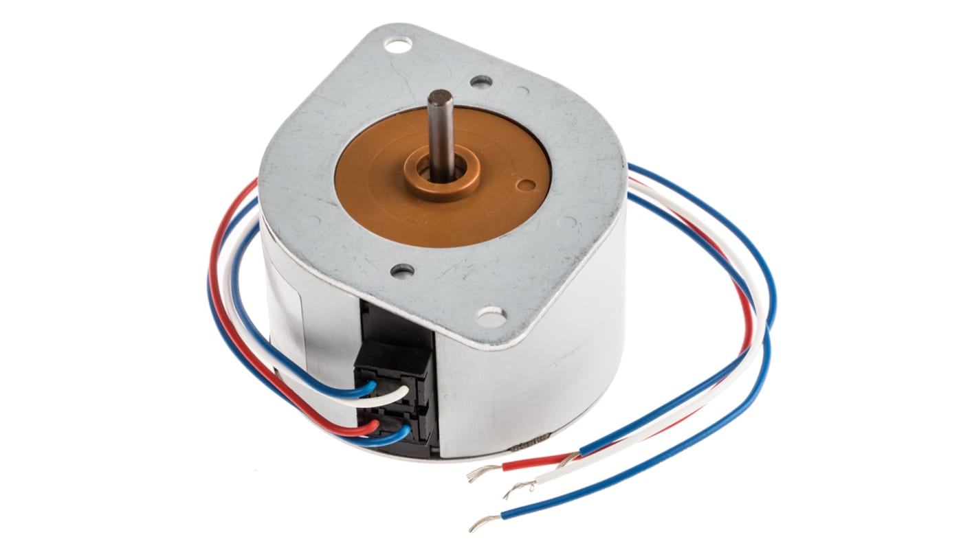 Crouzet 820000 Reversible Synchronous AC Motor, 1.37 W, 2 Phase, 24 Pole, 230 → 240 V