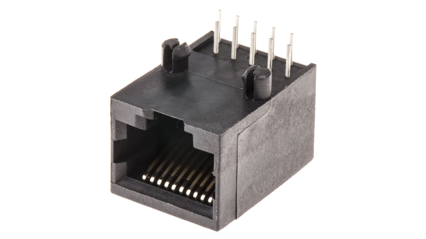 Bel-Stewart SS-64 Series Female RJ50 Connector, Through Hole Right Angle 10P10C -Way
