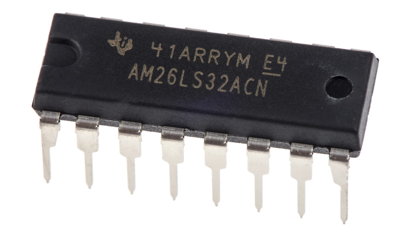 Texas Instruments AM26LS32ACN Line Receiver, 16-Pin PDIP