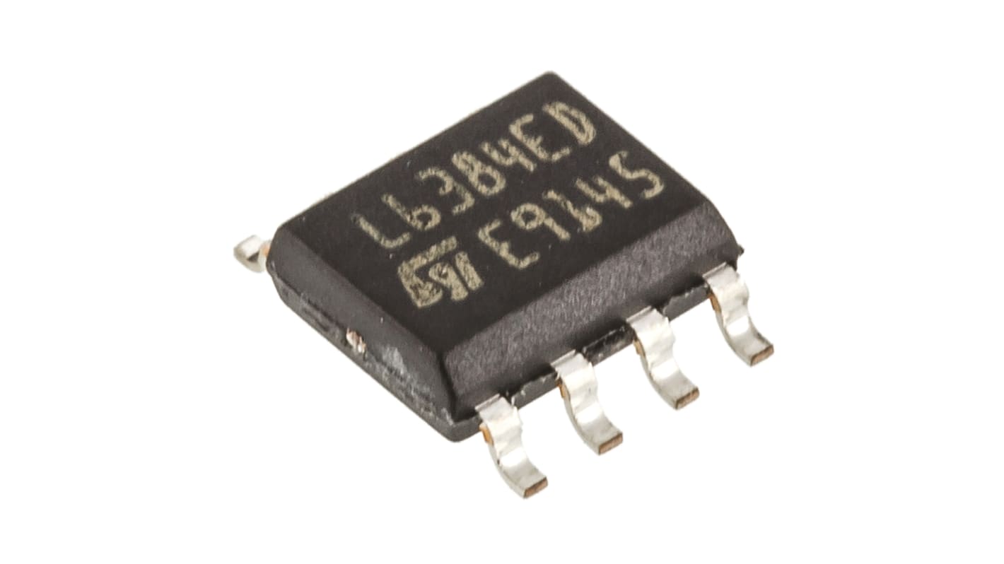 STMicroelectronics 半桥MOSFET驱动器, CMOS，TTL逻辑, SOIC, 2个驱动器, 8针, 贴片安装, 16.6V电源, 0.65 A输出