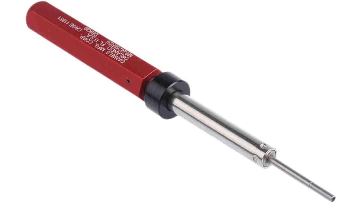DMC MS24256R20 Crimp-Ausziehwerkzeug für Größe 20, 5,25 Zoll lang Spitzen L. 0.42Zoll Spitzen W. 0.129Zoll