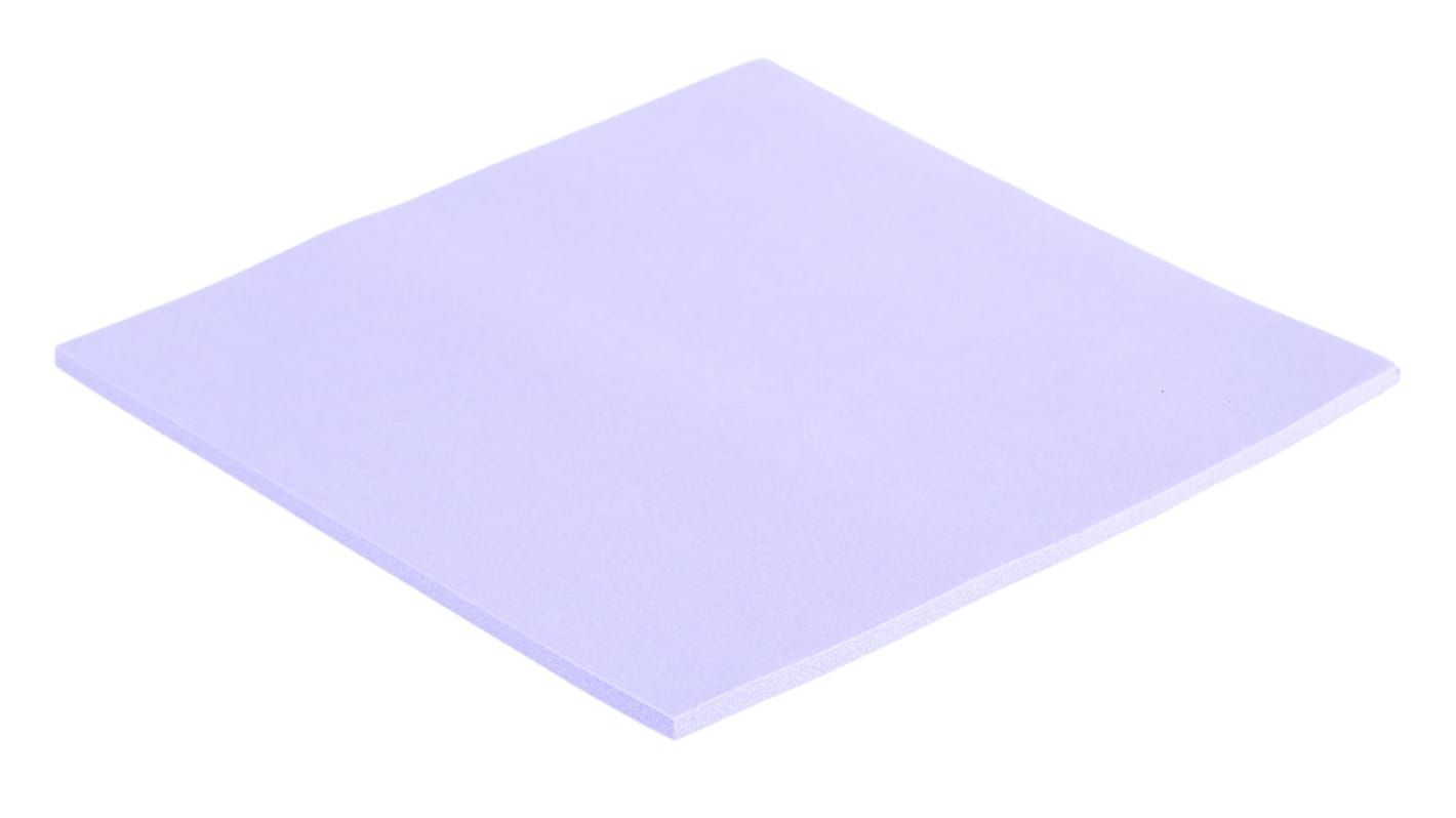 Laird Self-Adhesive Thermal Interface Sheet, 2.5mm Thick, 3W/m·K, Boron Nitride Filled Silicone Elastomer, 100 x 100mm