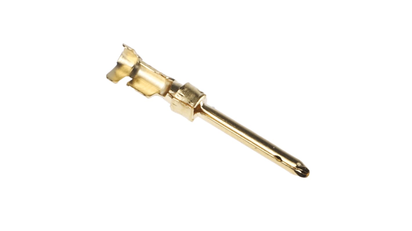 TE Connectivity D-Sub触点, 公插, 尺寸20, 压接端接, 24 → 20 AWG, 金镀镍黄铜, AMPLIMITE HDP-20系列