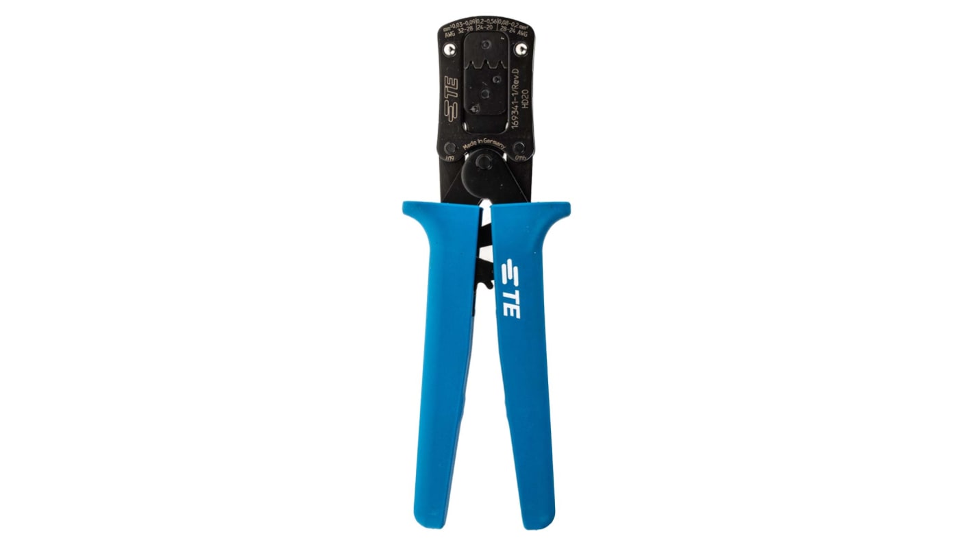 TE Connectivity Mini CERTI-LOK Crimp Tool AMPLIMITE HD-20 Contacts, 32 → 20 AWG Wire Size