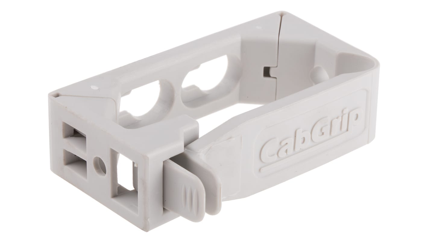 RS PRO Nylon Cable Tidy for Use with 19-Inch Panel Mount, 800 mm Wide Cable Channel, 82 x 42 x 22mm