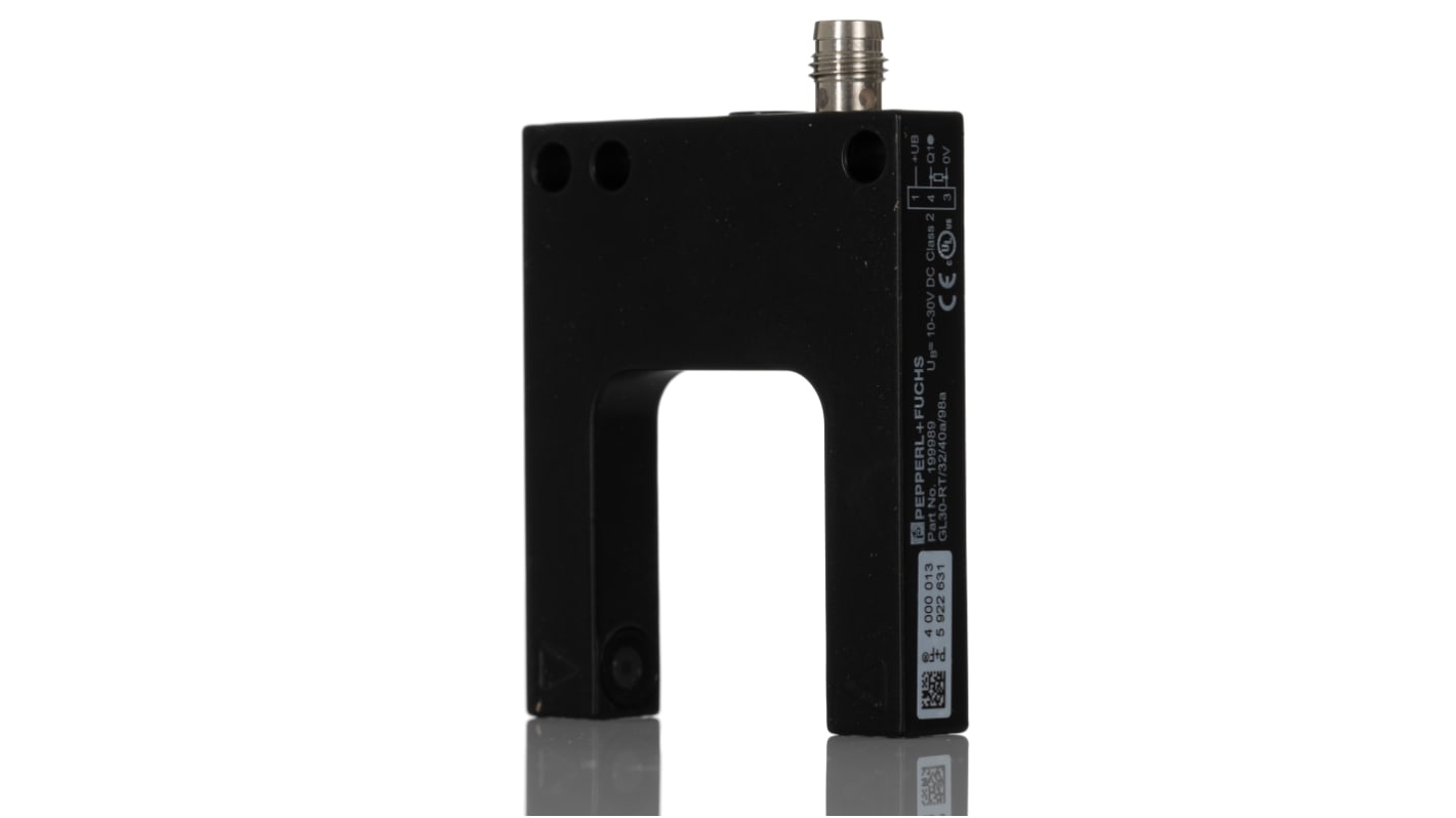 Rs-Online Sensore fotoelettrico a forcella Pepperl + Fuchs a fascio diretto rilevamento 30 mm uscita PNP