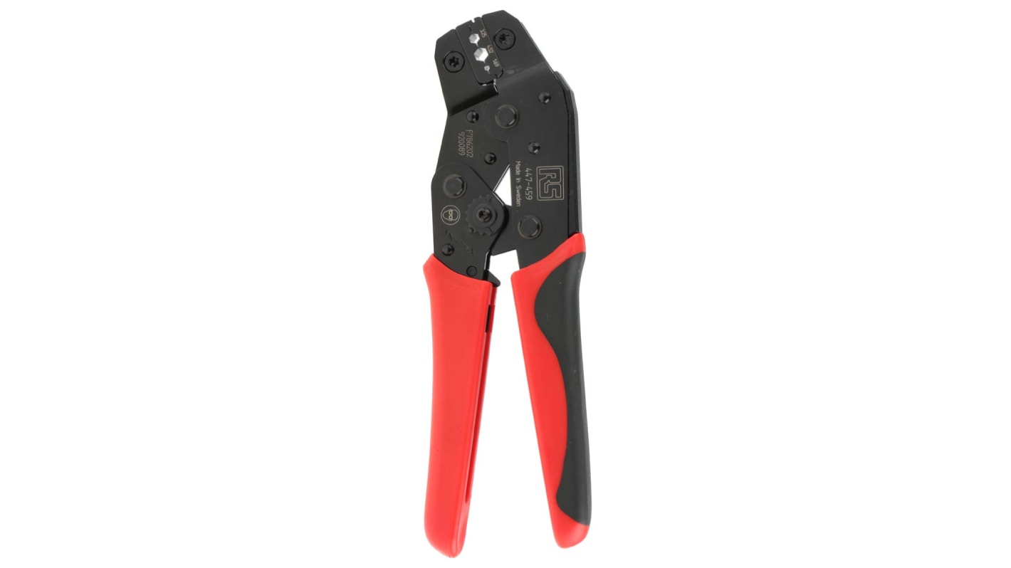 RS PRO Hand Ratcheting Crimp Tool for Coaxial Connectors
