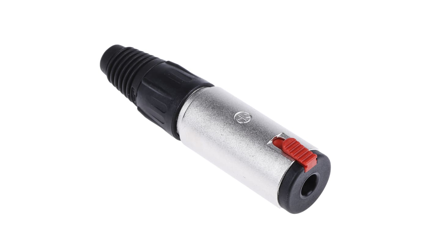 Neutrik Jack Connector 6.35 mm Locking Jack Stereo Socket, 3Pole