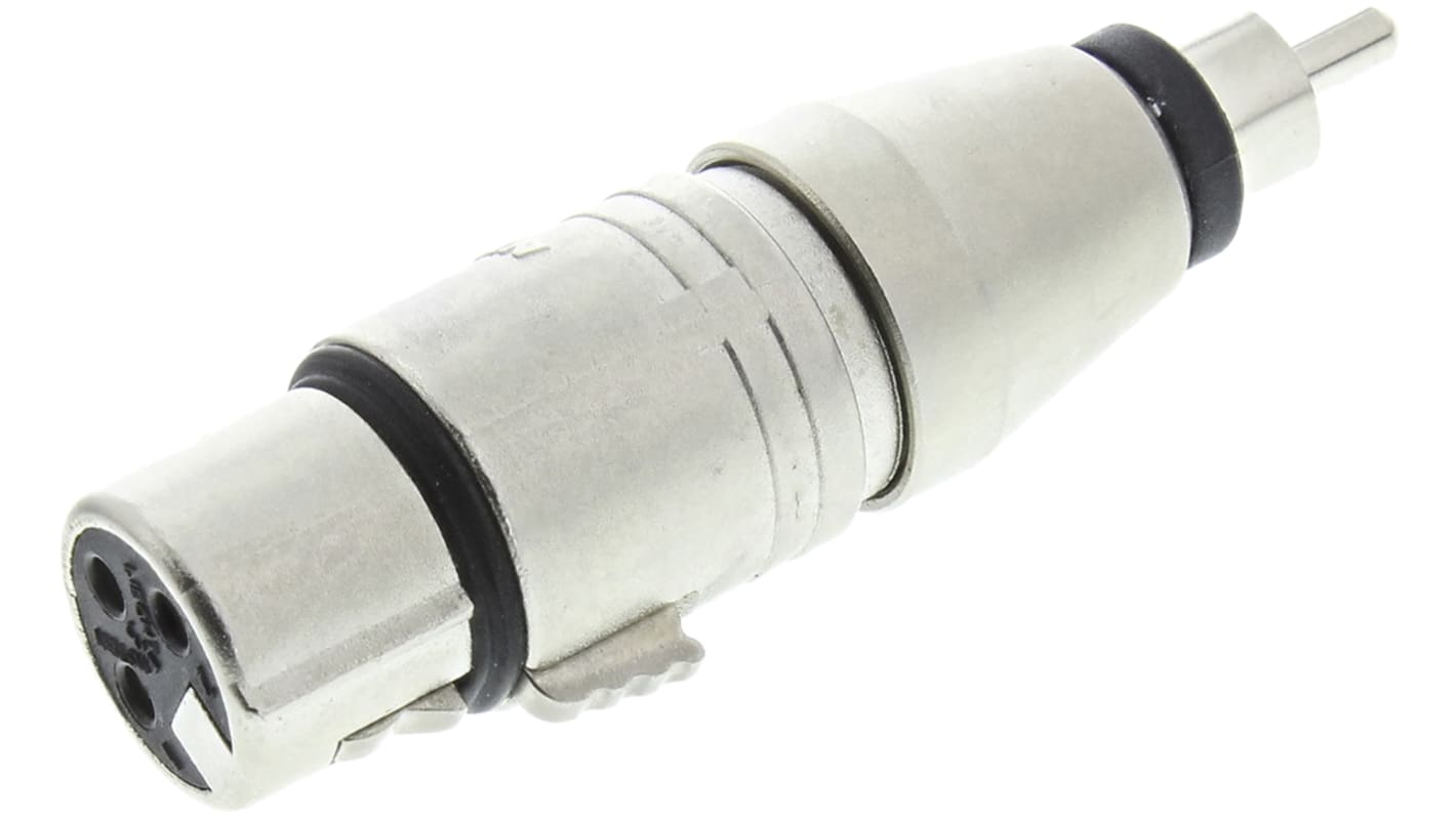 Neutrik AV Adapter, Female XLR to Male RCA