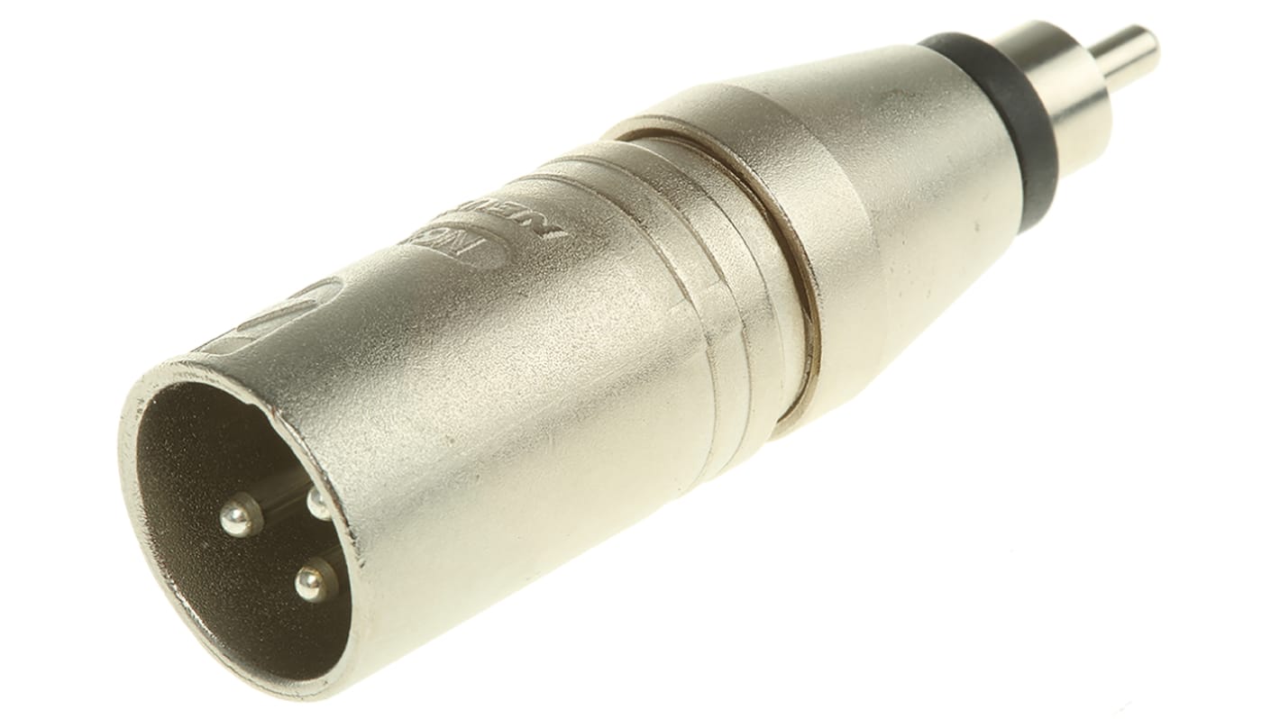 Neutrik AV Adapter, Male XLR to Male RCA