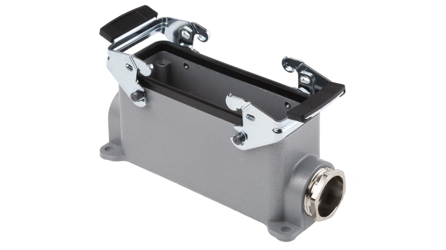 EPIC H-BE Heavy Duty Power Connector Hood, 108 (H-DD), 24 (H-BE) Contacts, PG21 Thread