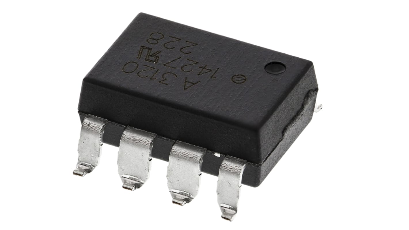 Broadcom, HCPL-3120-300E DC Input Transistor Output Optocoupler, Surface Mount, 8-Pin DIP