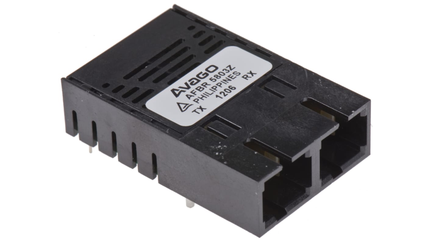 Broadcom 光纤收发器, 峰值发射波长1380nm, SC连接器, 最高100Mbit/s, AFBR-5800Z系列