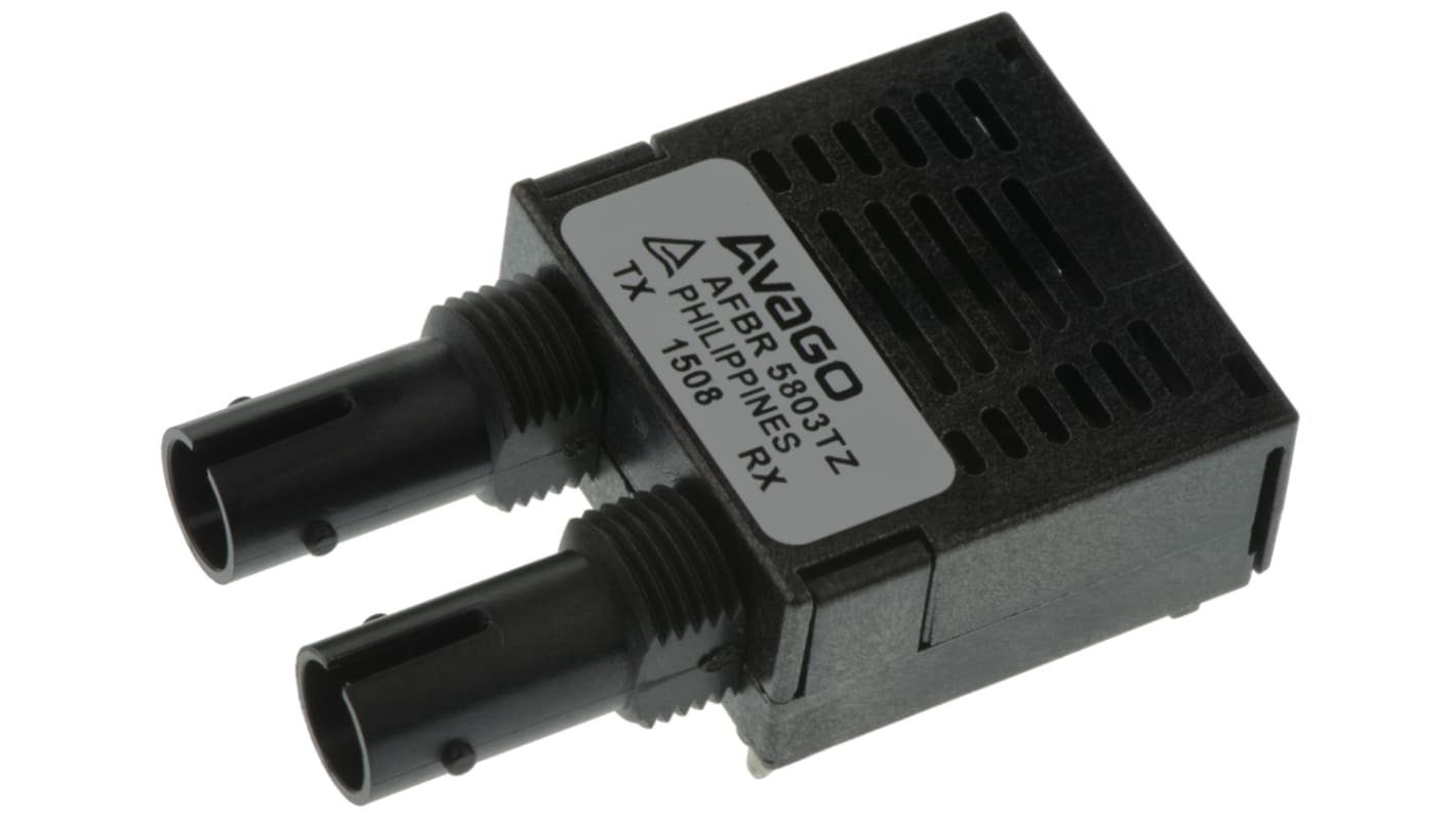 Broadcom 光纤收发器, 峰值发射波长1380nm, ST连接器, 最高100Mbit/s, AFBR-5800Z系列