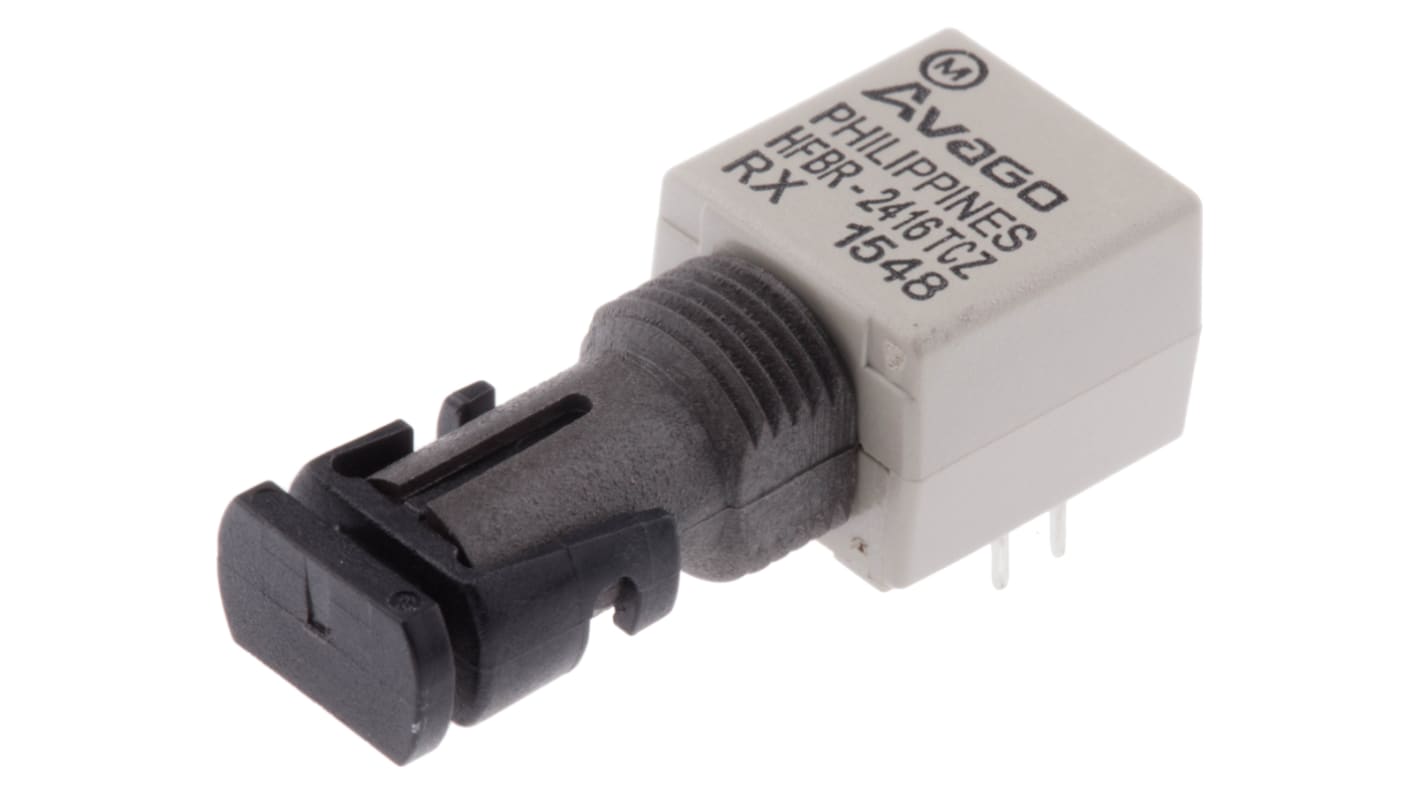 Broadcom LWL-Empfänger 160MBd, 820nm Rund 6.3ns, 8-polig THT, ST-Anschluss