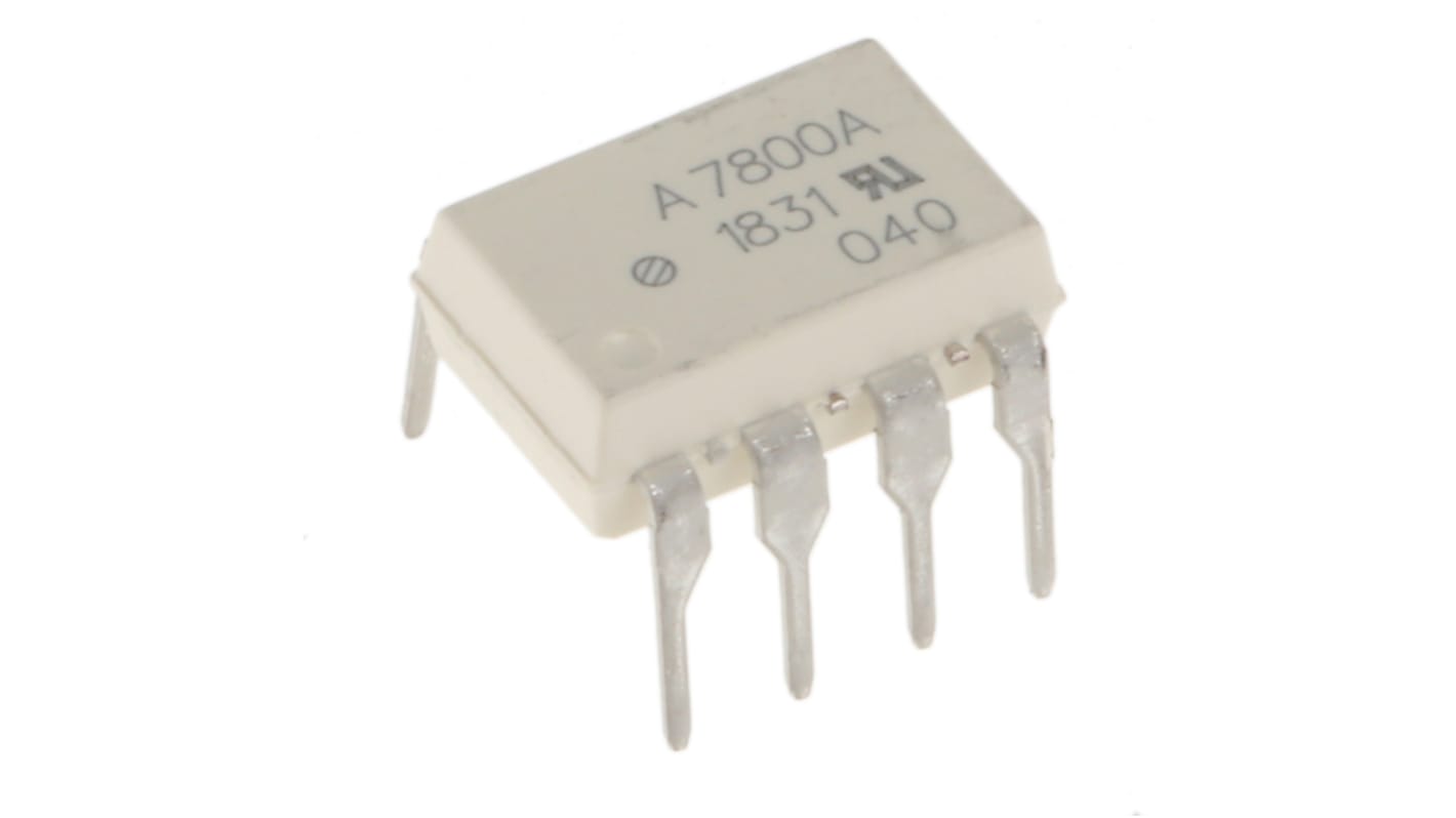 Broadcom HCPL-7800A-000E leválasztó erősítő, 5 V, 8-tüskés PDIP