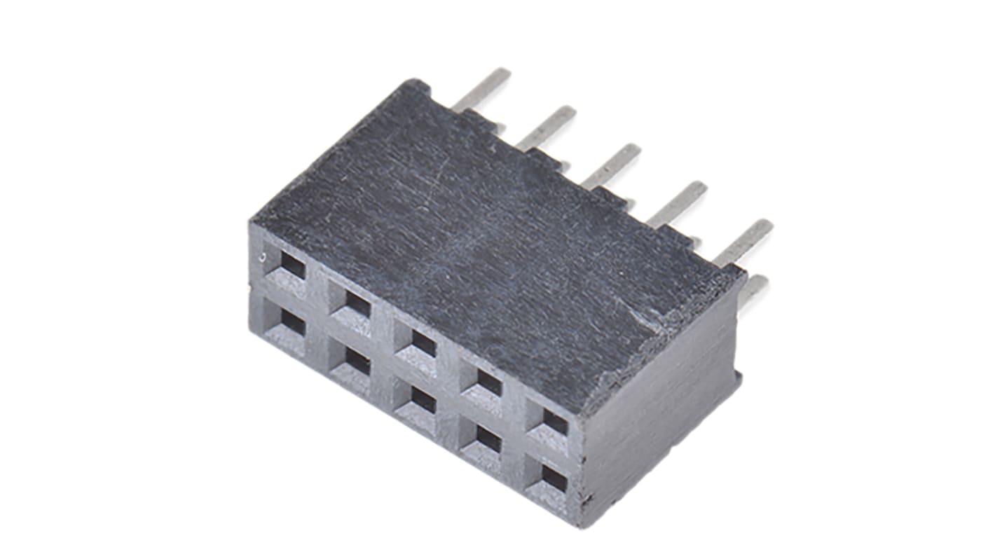 Gniazdo PCB 10 -pinowe 2 -rzędowe raster: 2mm Listwa gniazdowa Proste Przewlekany